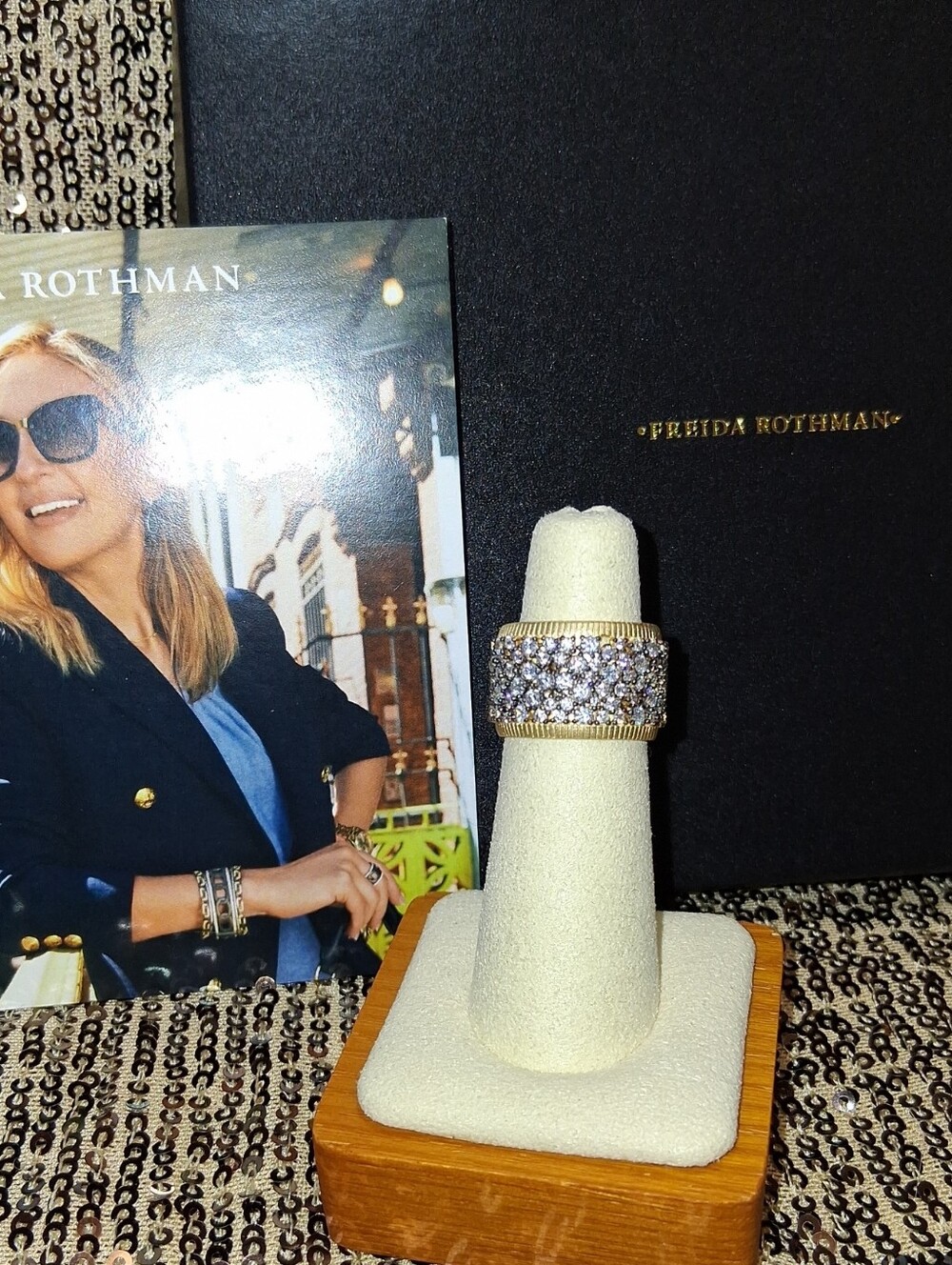 Freida Rothman Shining Hope Wide Band Ring ✨️